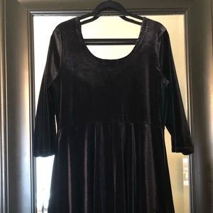 Derek Heart Crush Velvet Dress